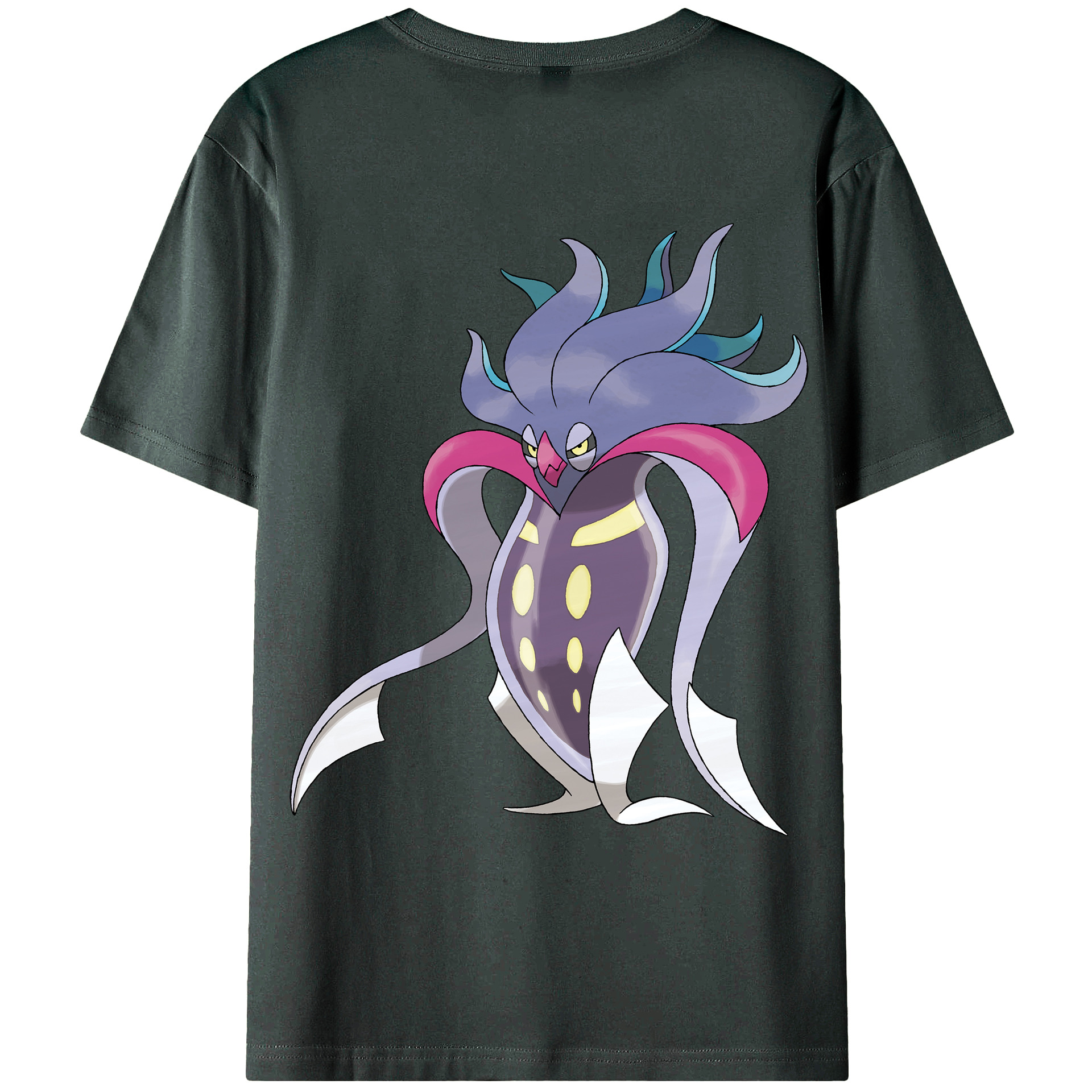 （画像用） ポケットモンスター Pokémon 綿100％ メンズ半袖Tシャツ（バックプリント） 通気性